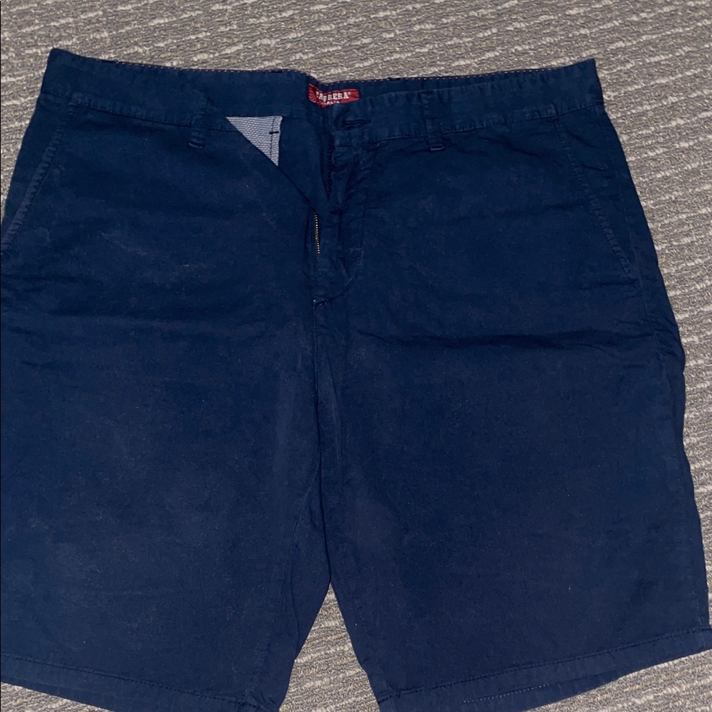 Carrera Dark Blue Flat Front Shorts